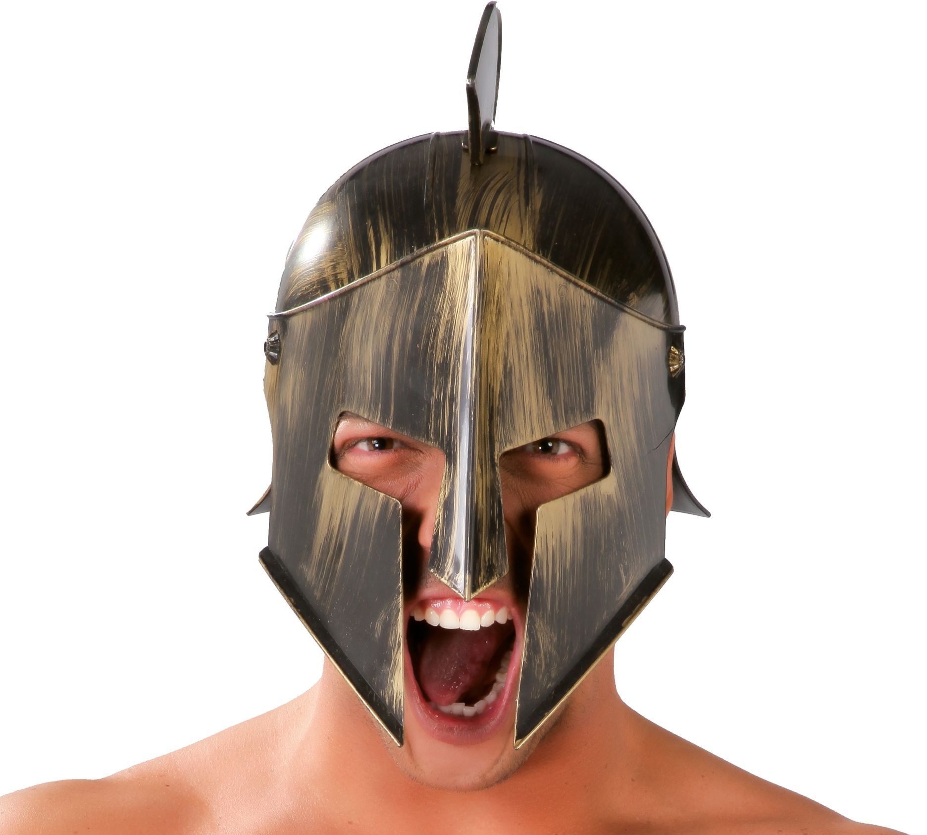 Bronzen gladiator helm