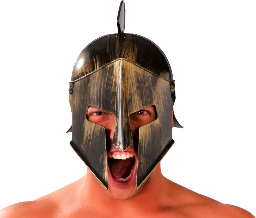 Bronzen gladiator helm