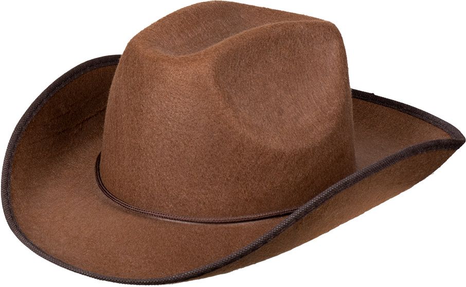 Bruine cowboy hoed rodeo