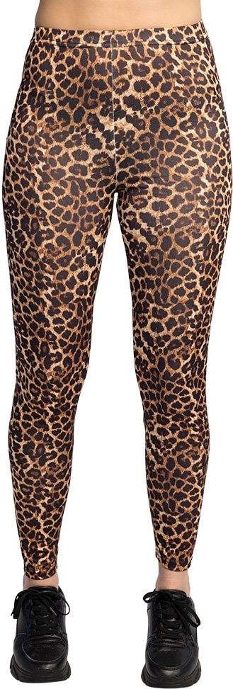 Bruine Luipaard Festival Legging Dames