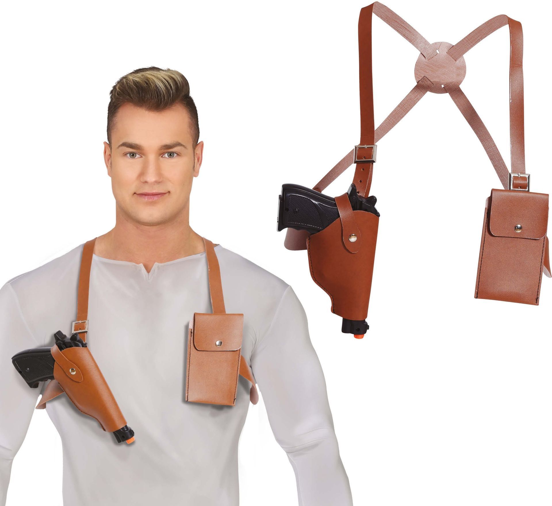 Bruine Pistool Schouderholster