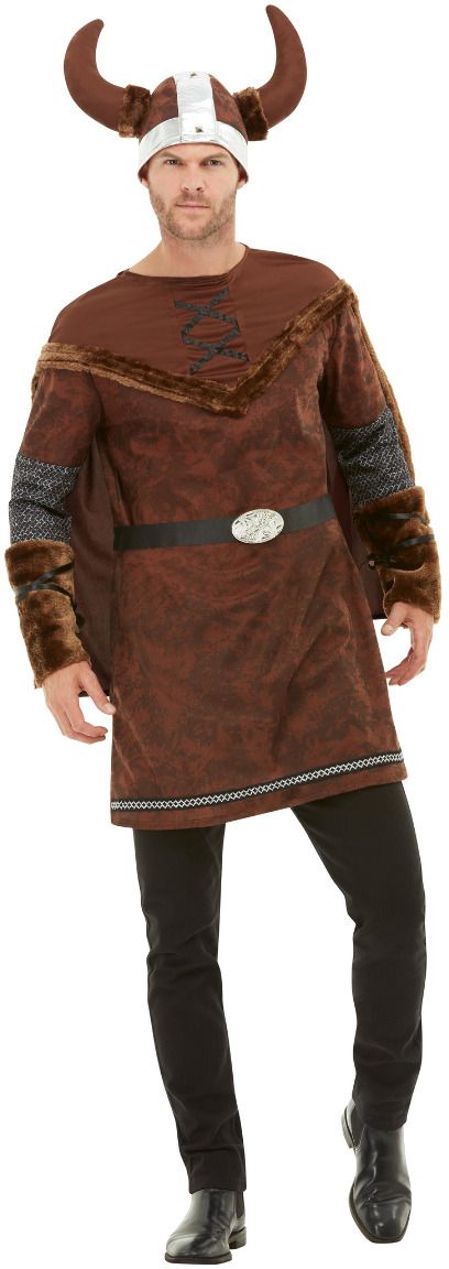 Bruine viking outfit heren