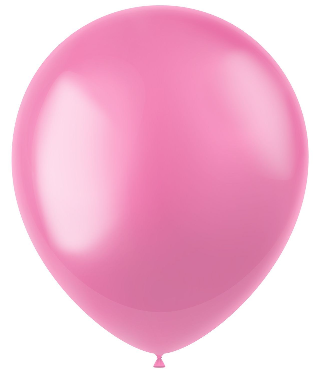 Bubblegum roze metallic ballonnen 100 stuks