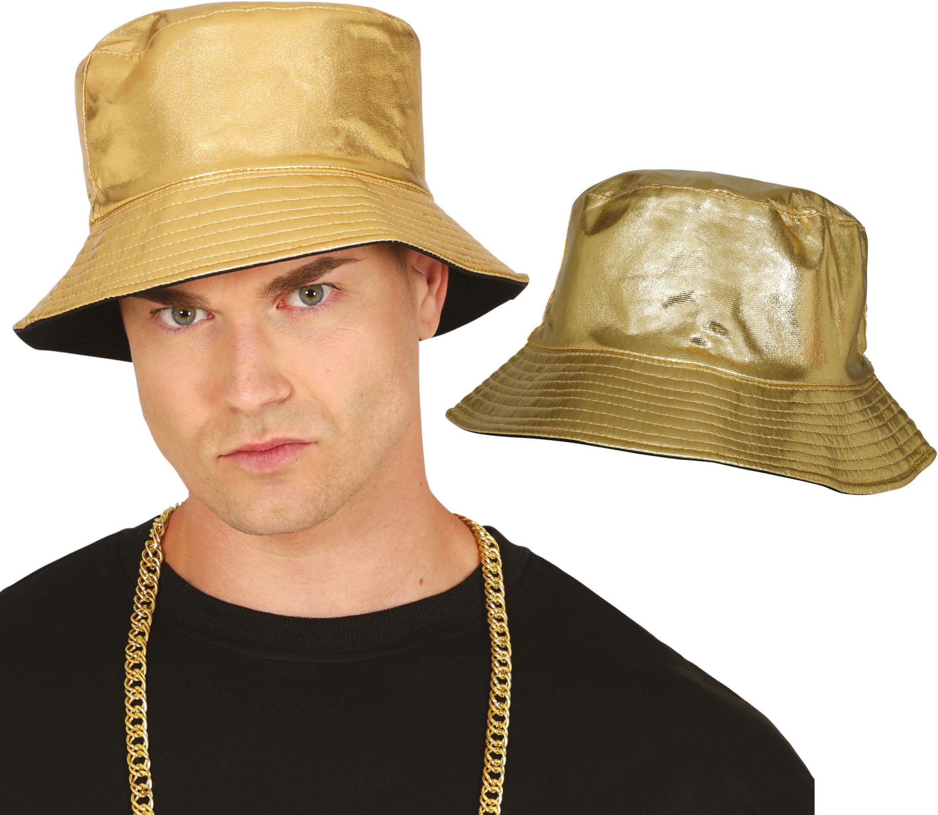 Bucket Hat Goudkleurig