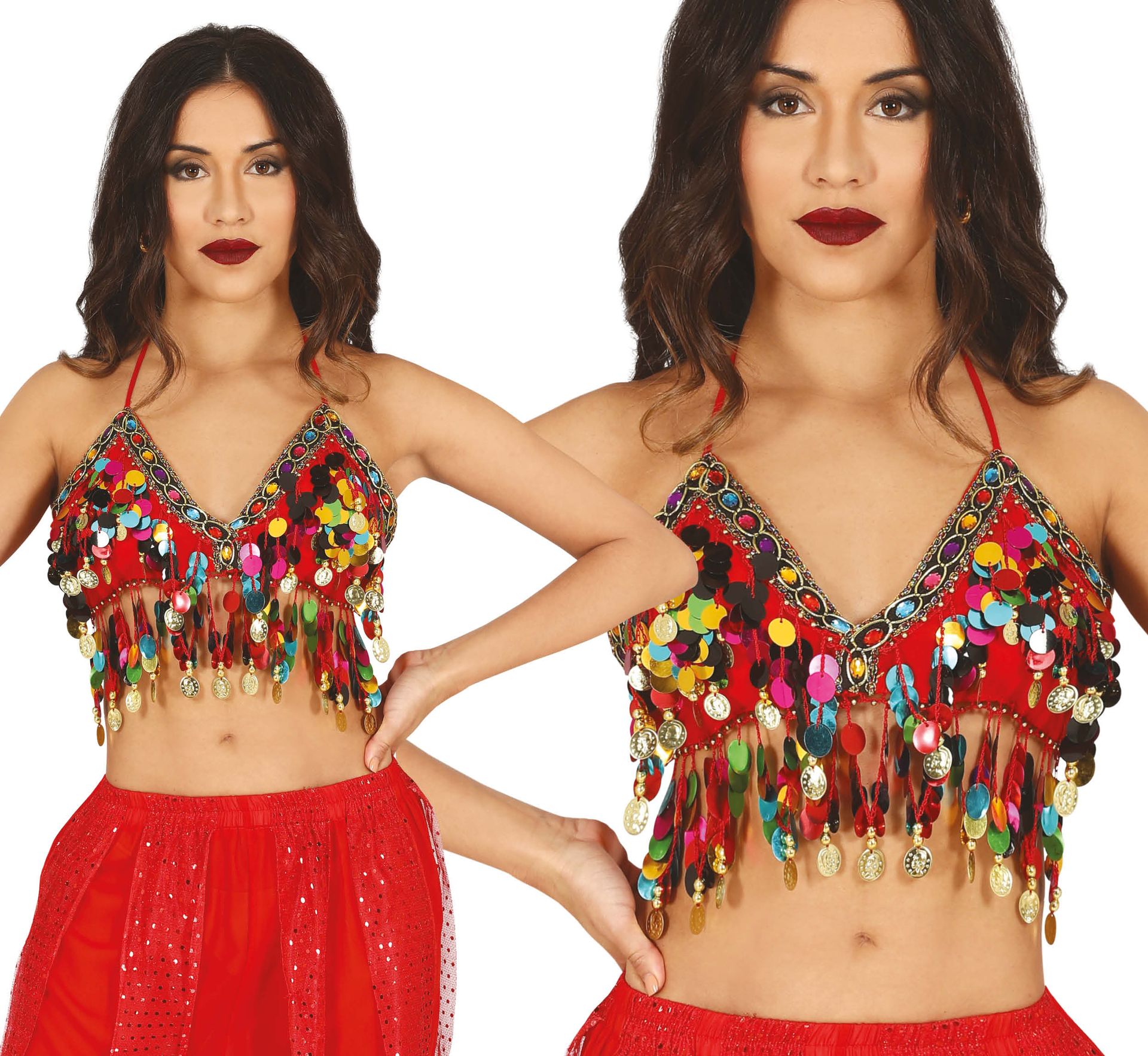 Buikdans Top Rood