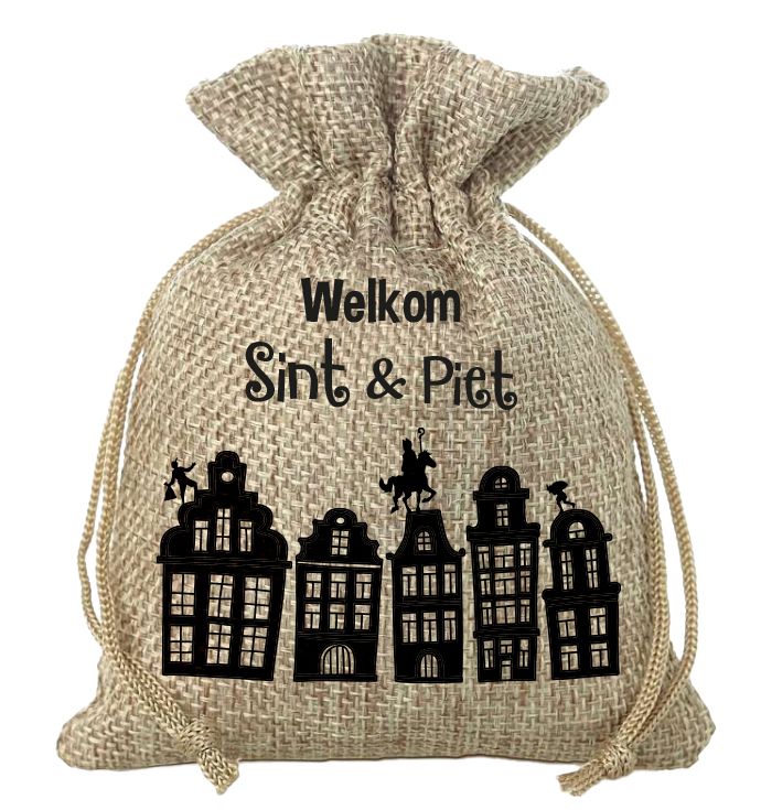 Cadeauzakje welkom Sint en Piet