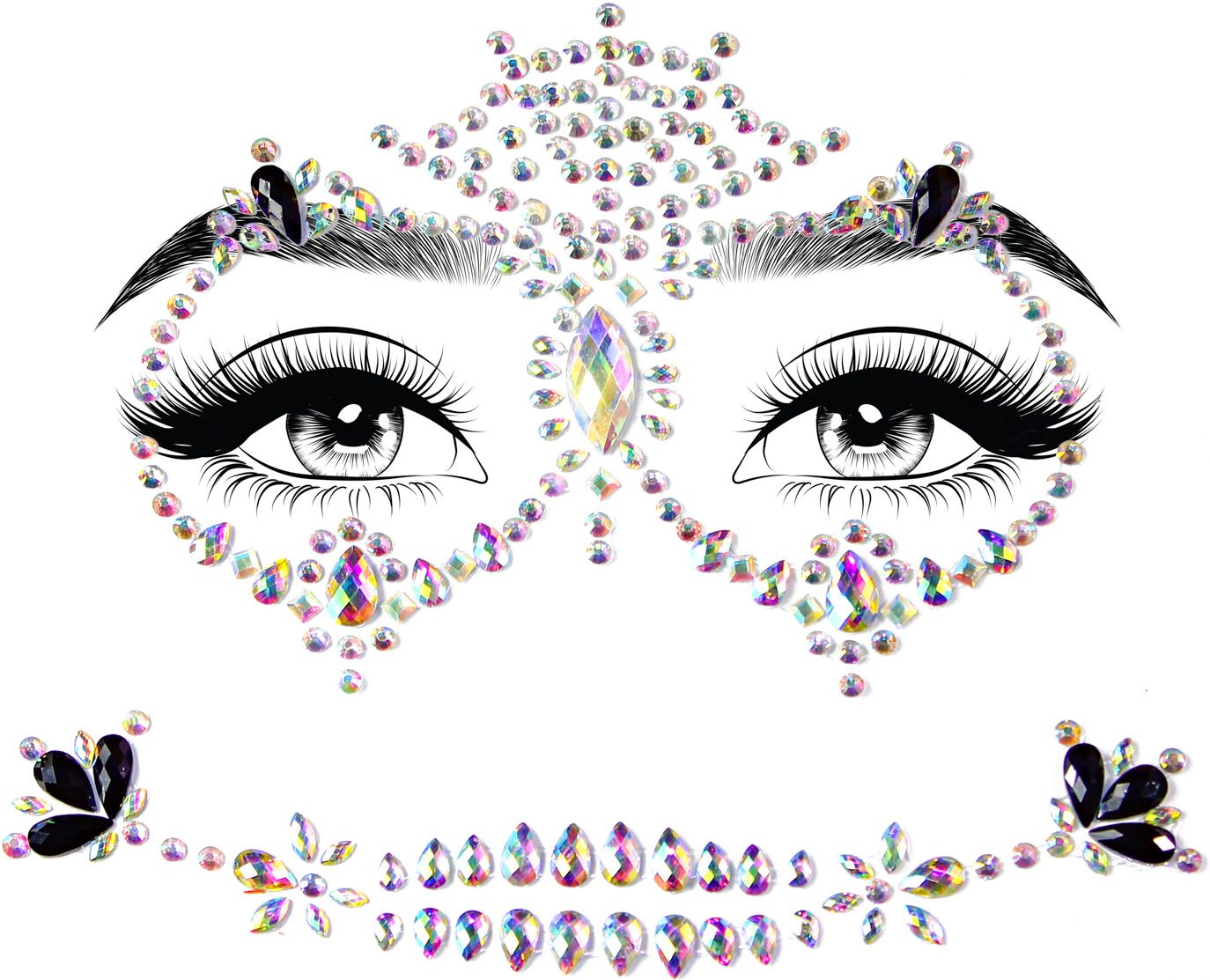 Calavera gezicht festival jewels