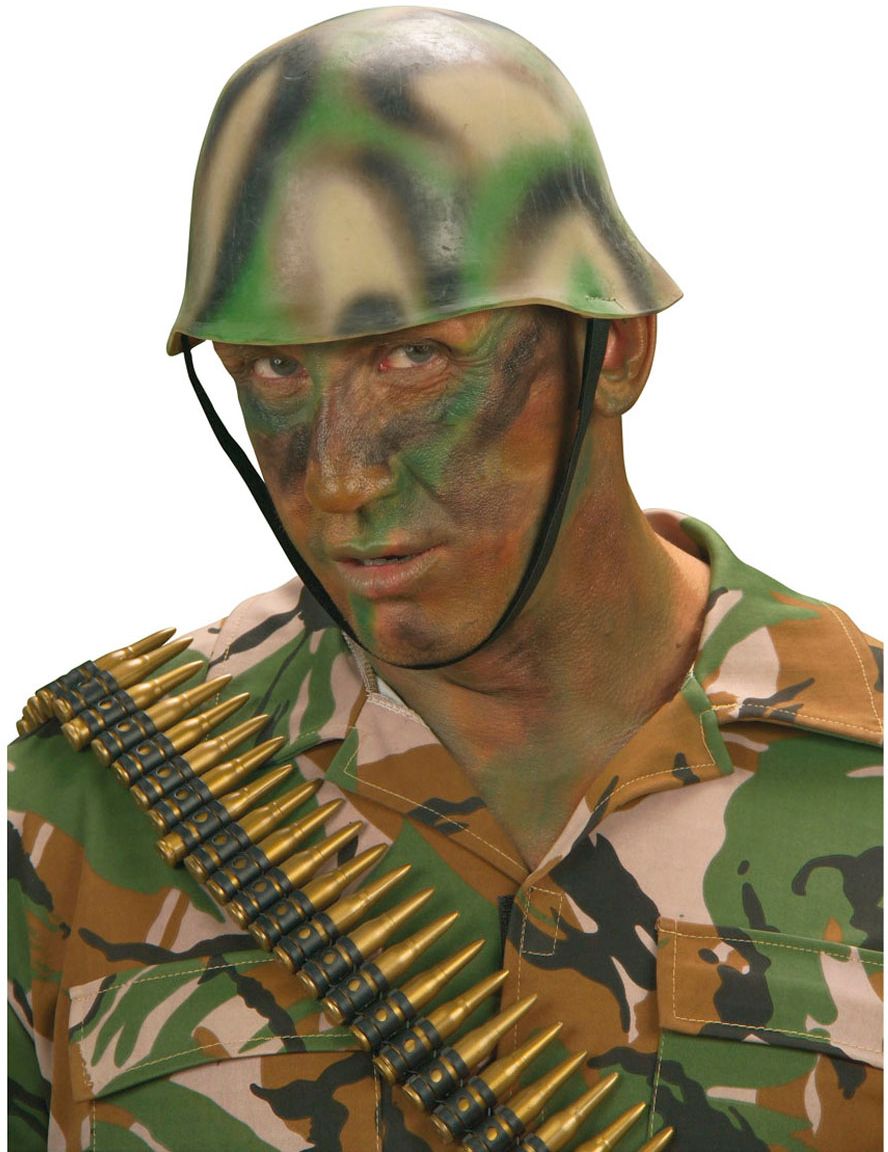 Camouflage helm