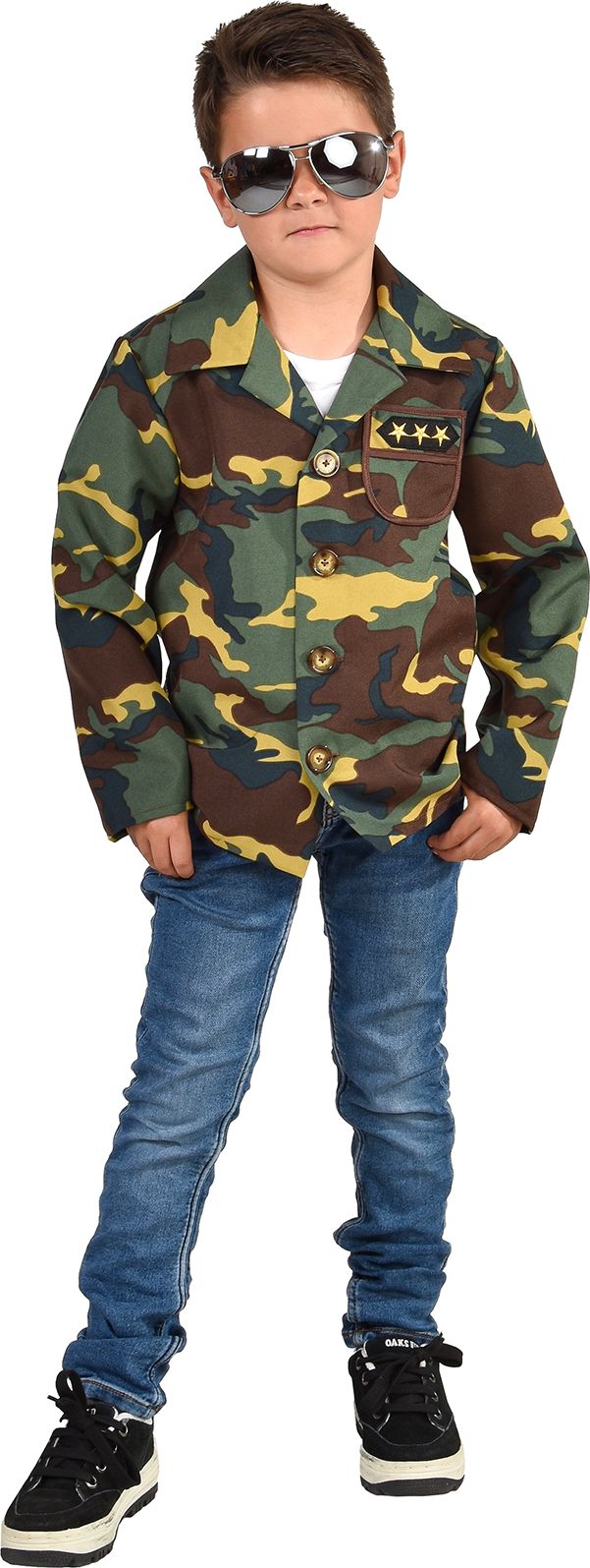 Camouflage jasje jongens