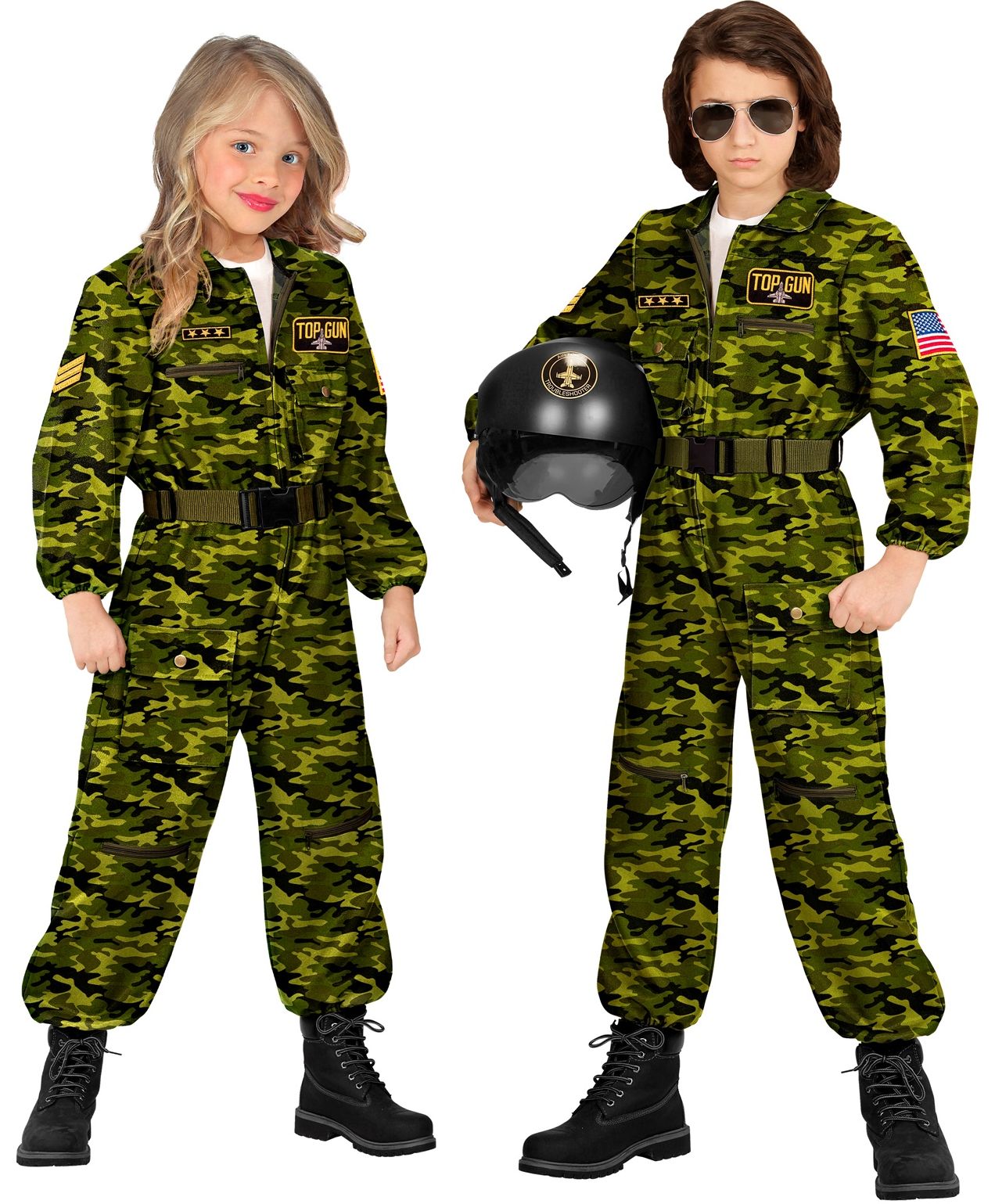 Camouflage overall top gun kind