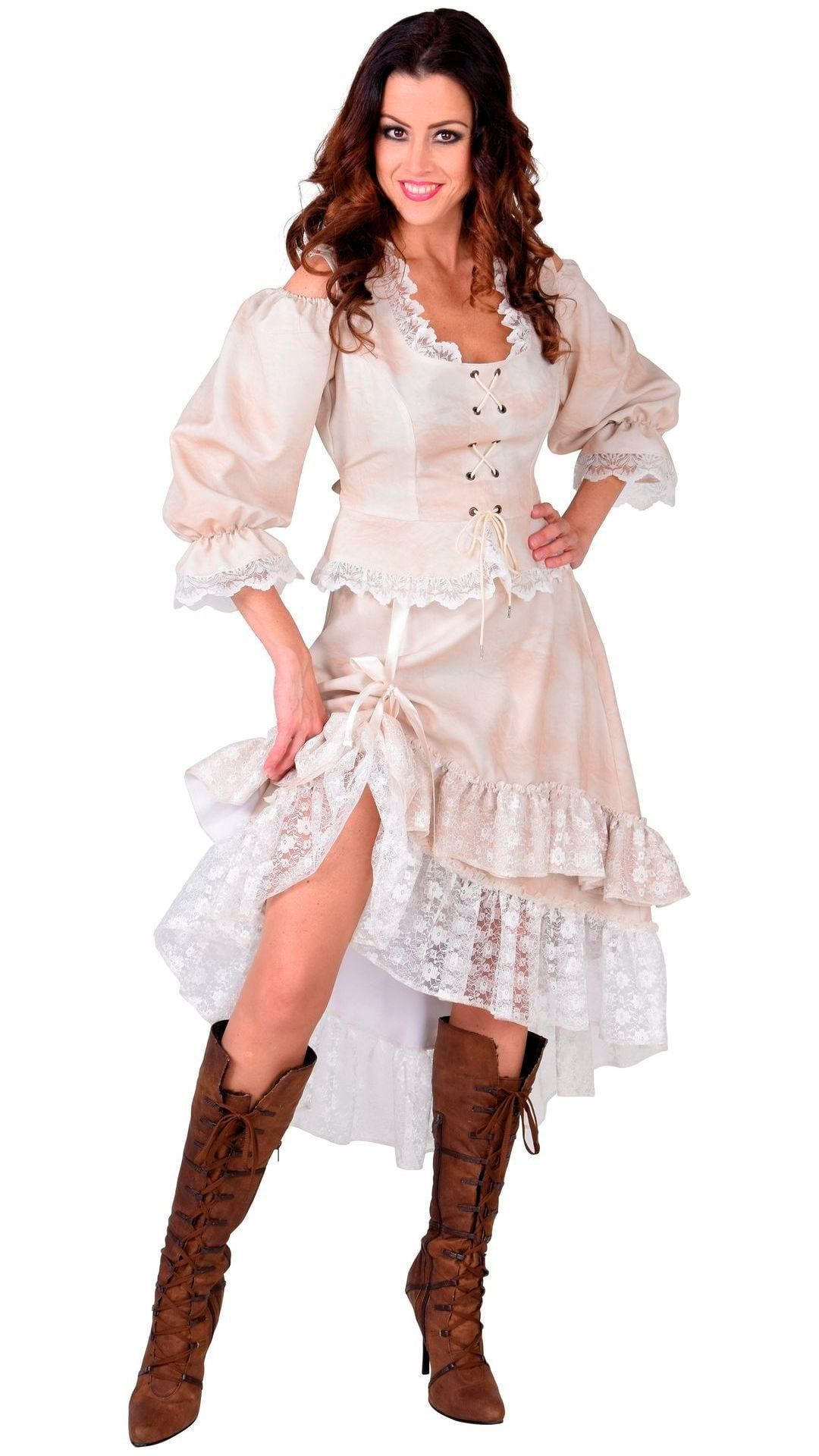 Carnavals blouse beige dames