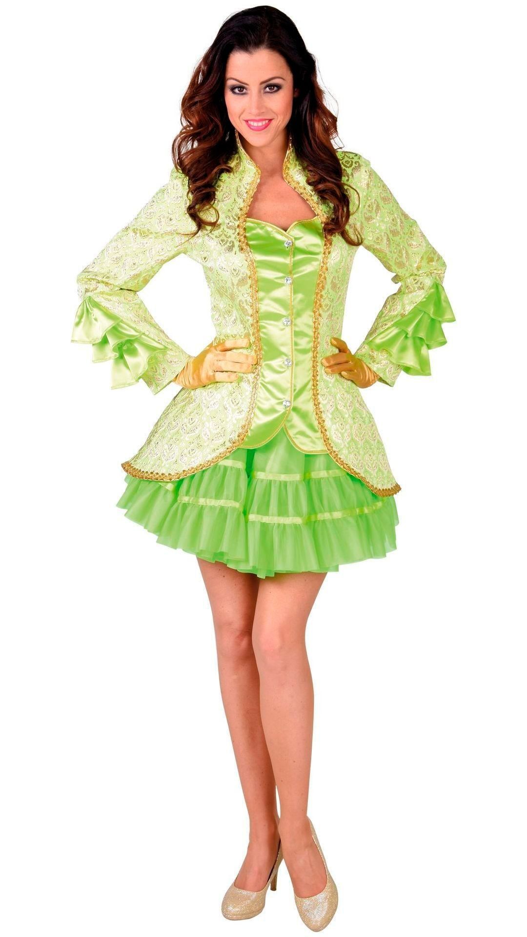 Carnavalsjas dames groen