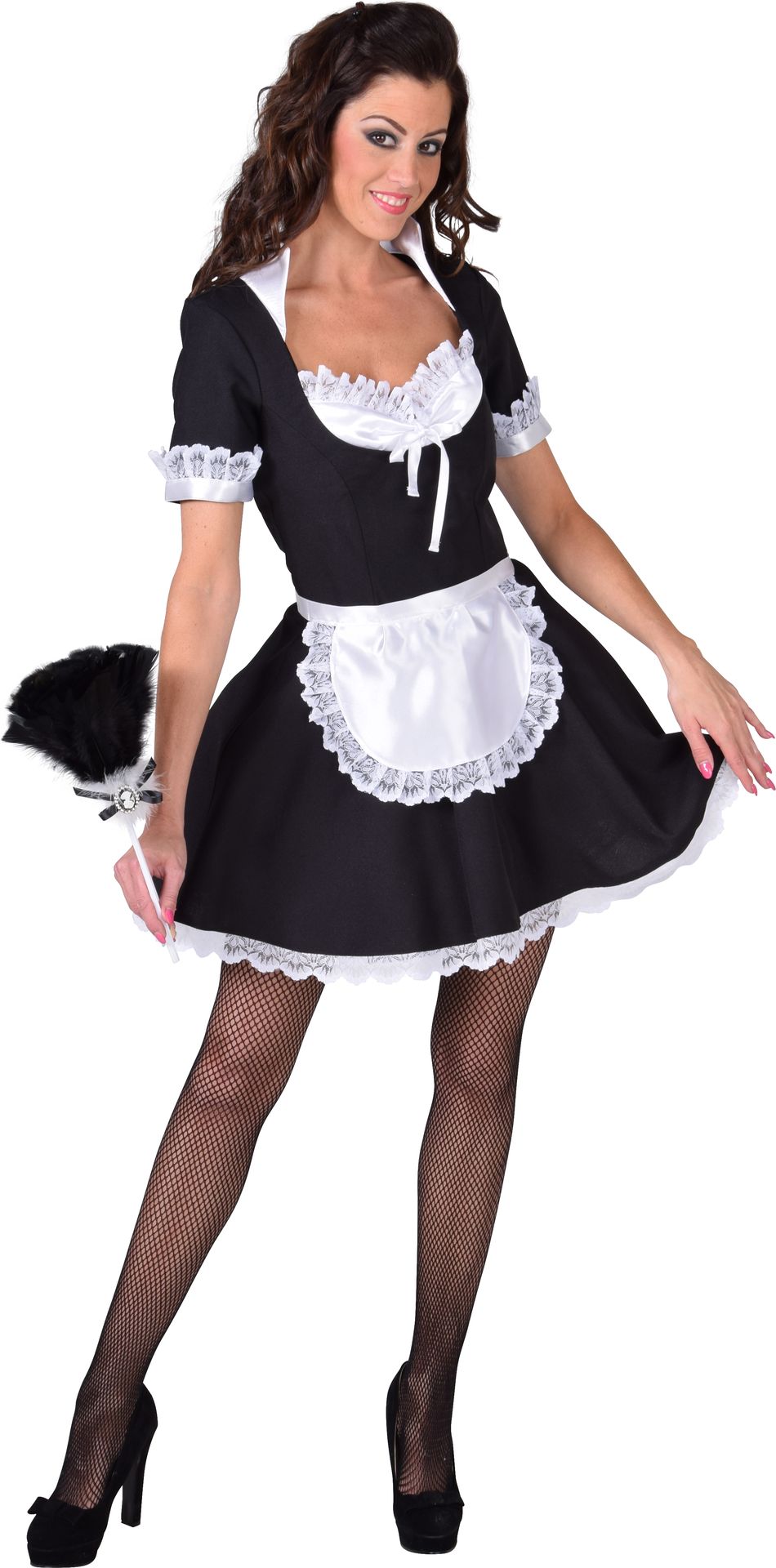 Carnavalsjurk french maid vrouwen