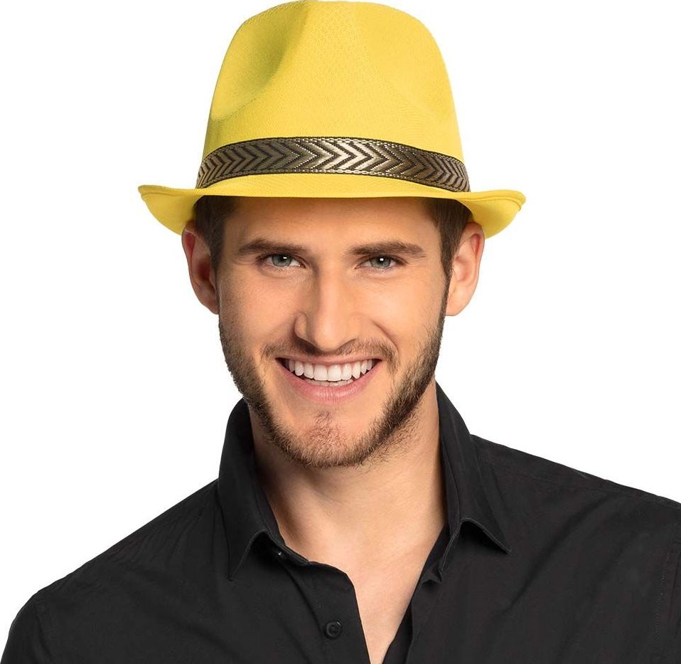 Casino fedora geel