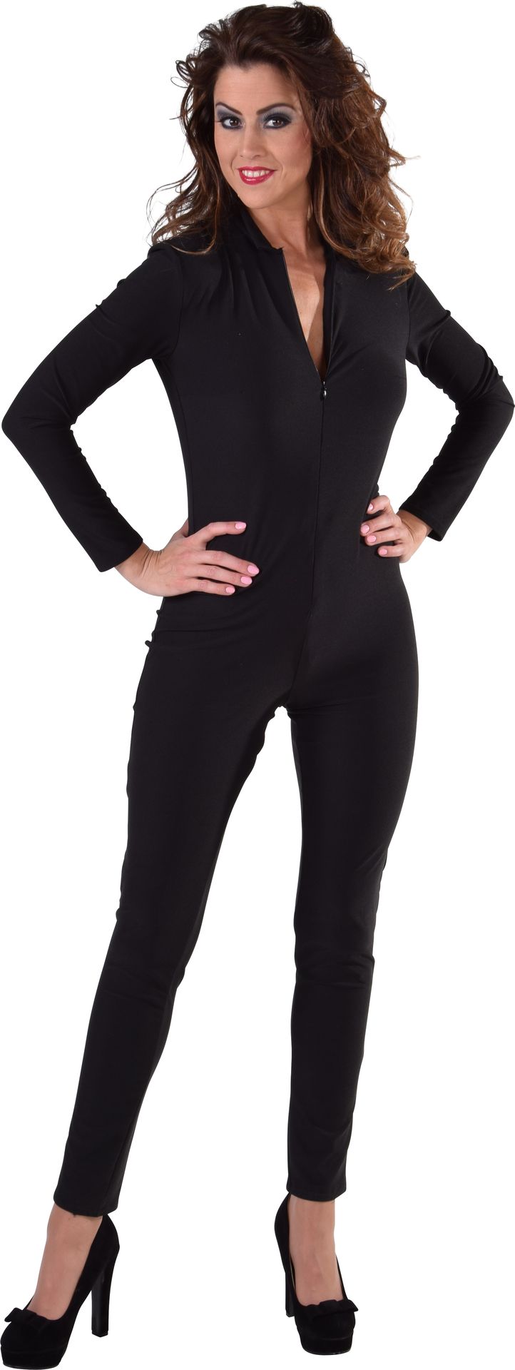 Catsuit zwart dames