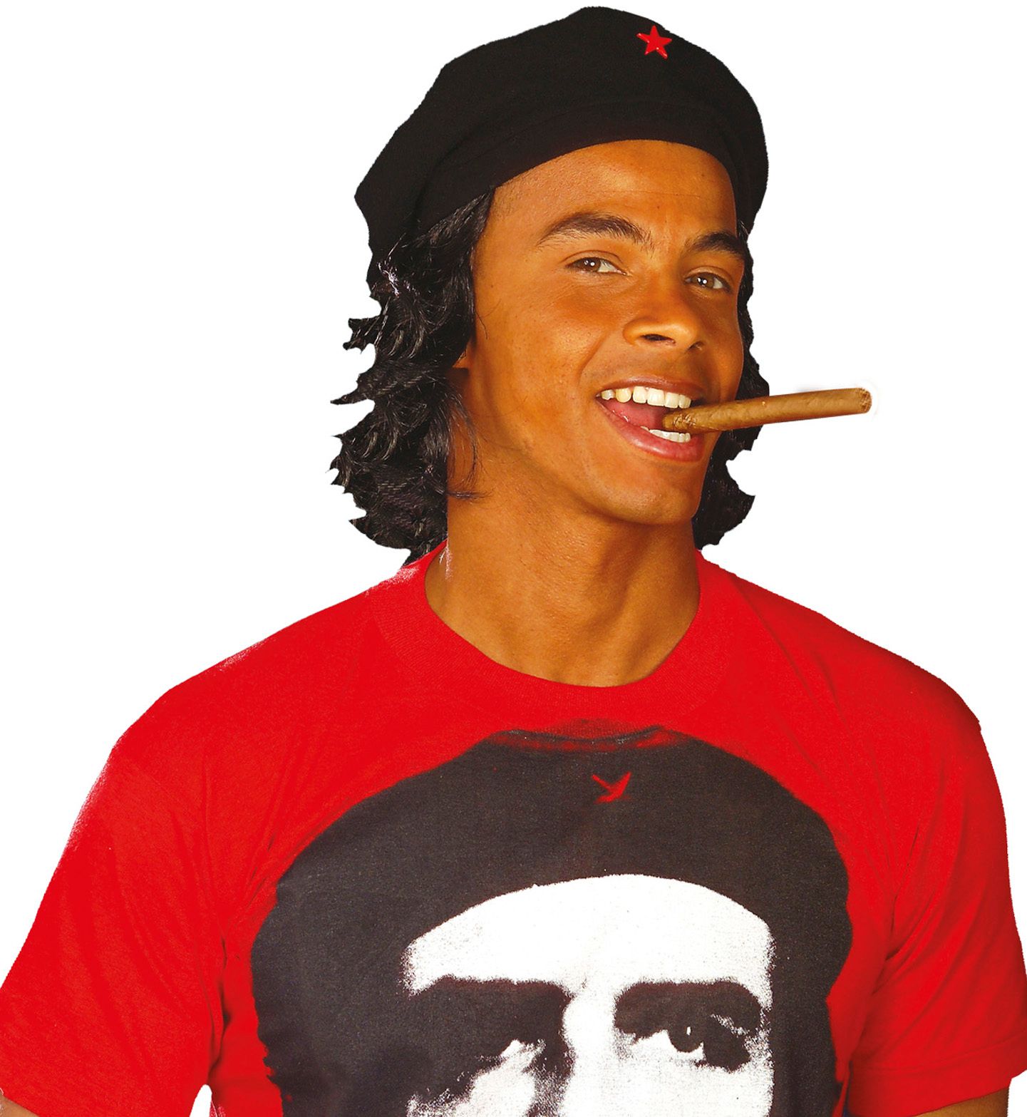 Che Guevara muts met pruik