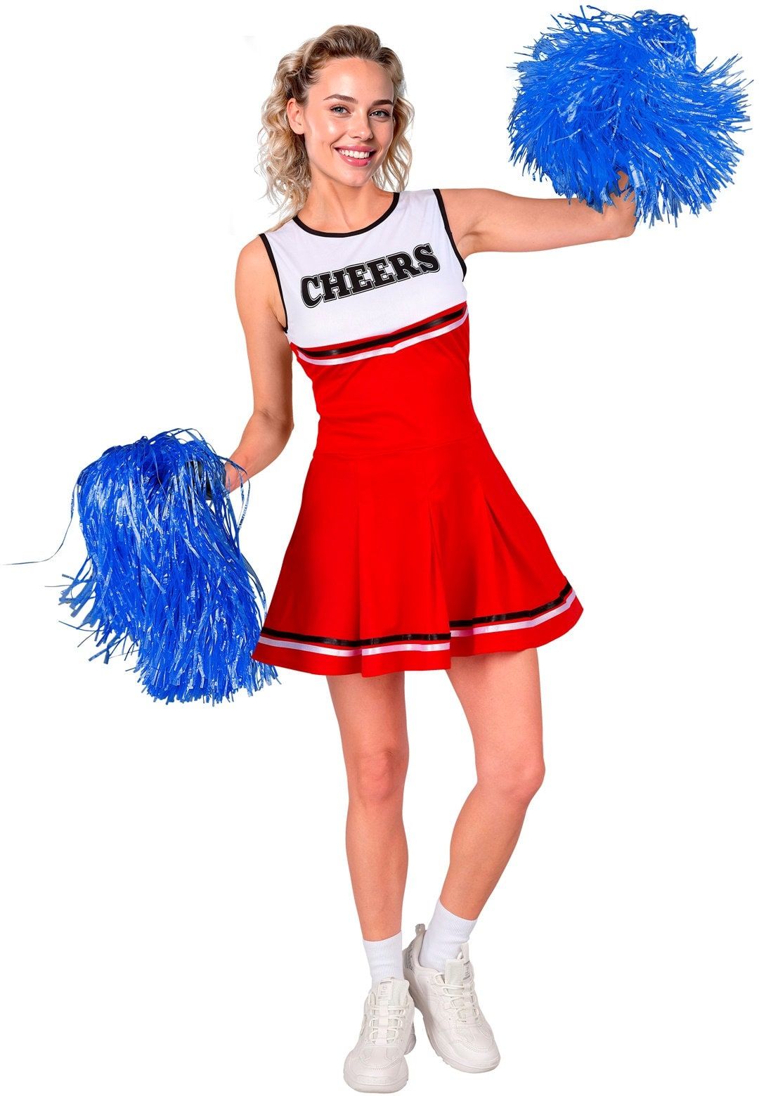 Cheerleader Jurkje Vrouwen Rood Wit