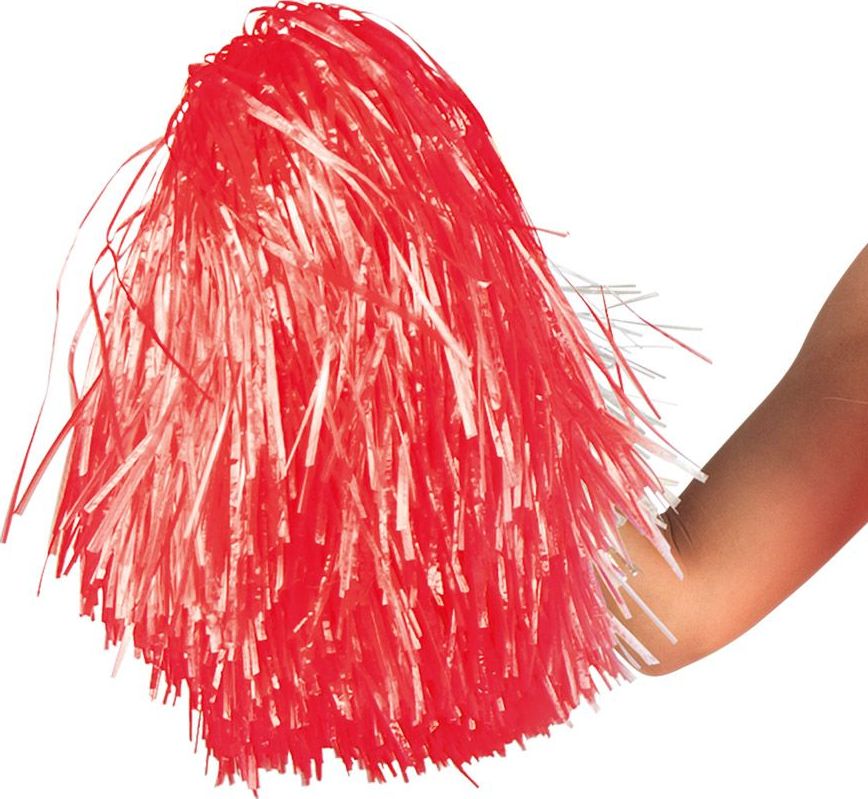 Cheerleader pom pom rood