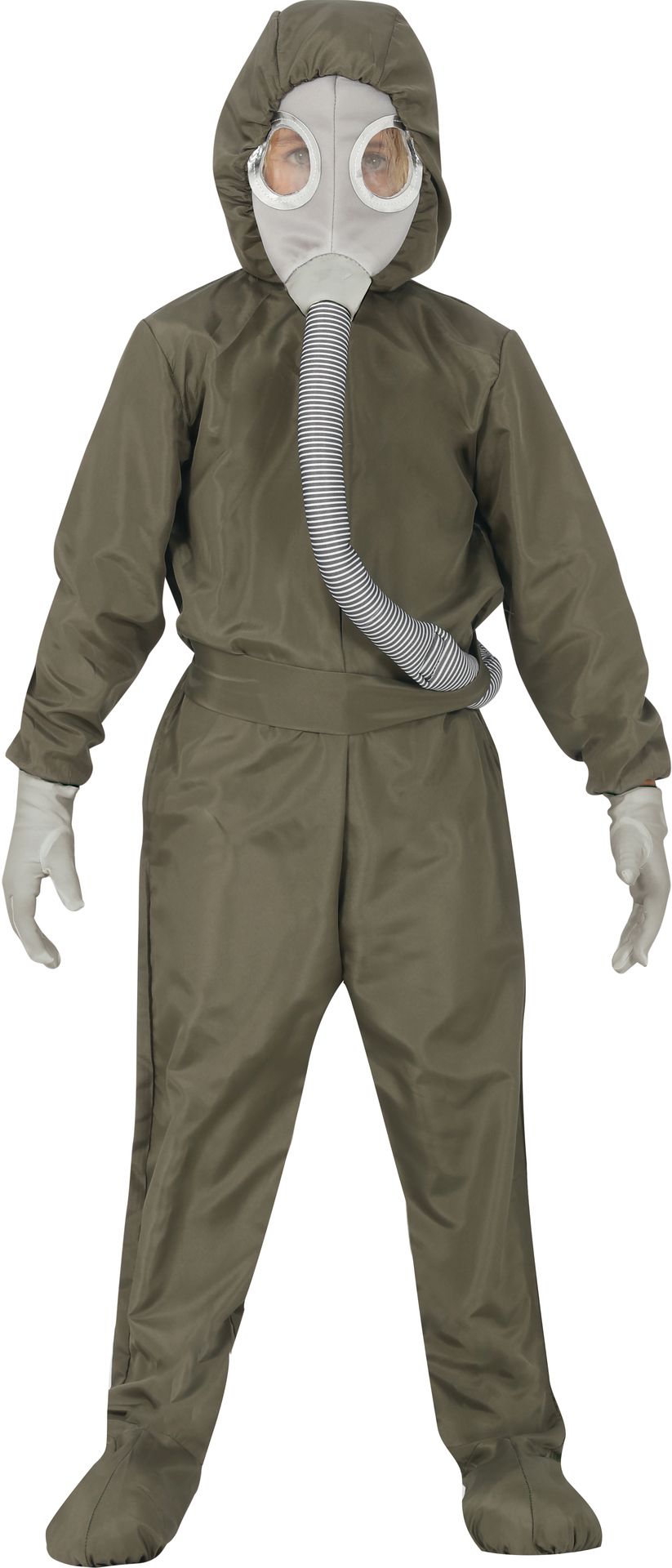 Chernobyl outfit met gasmasker kind