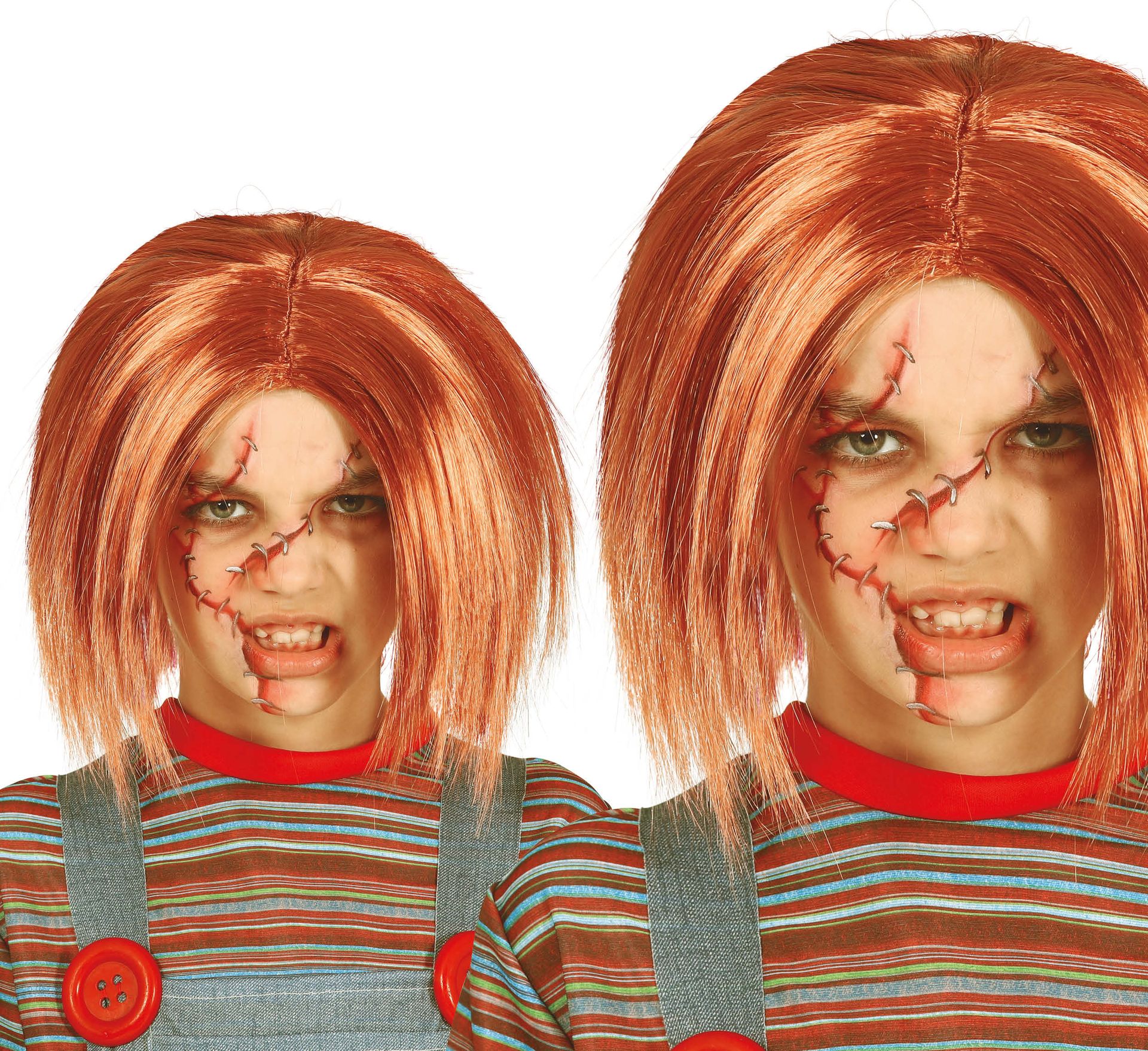 Chucky pruik kind halloween