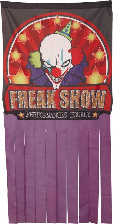 Circus gordijn Freak Show