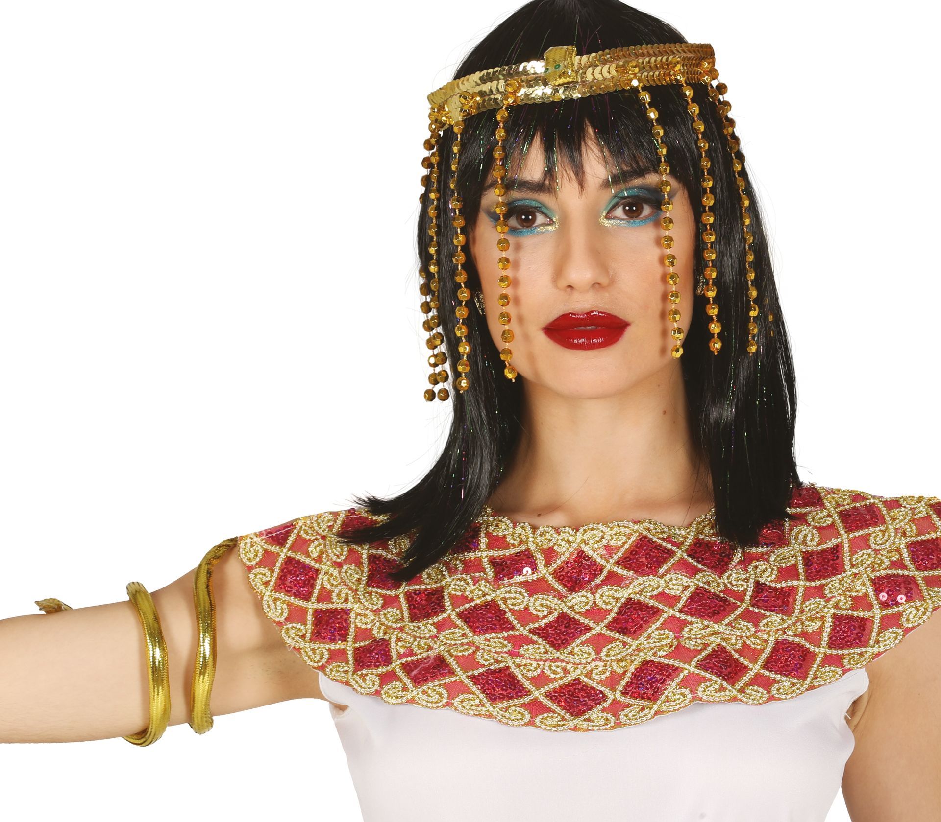 Cleopatra hoofdband en armband set