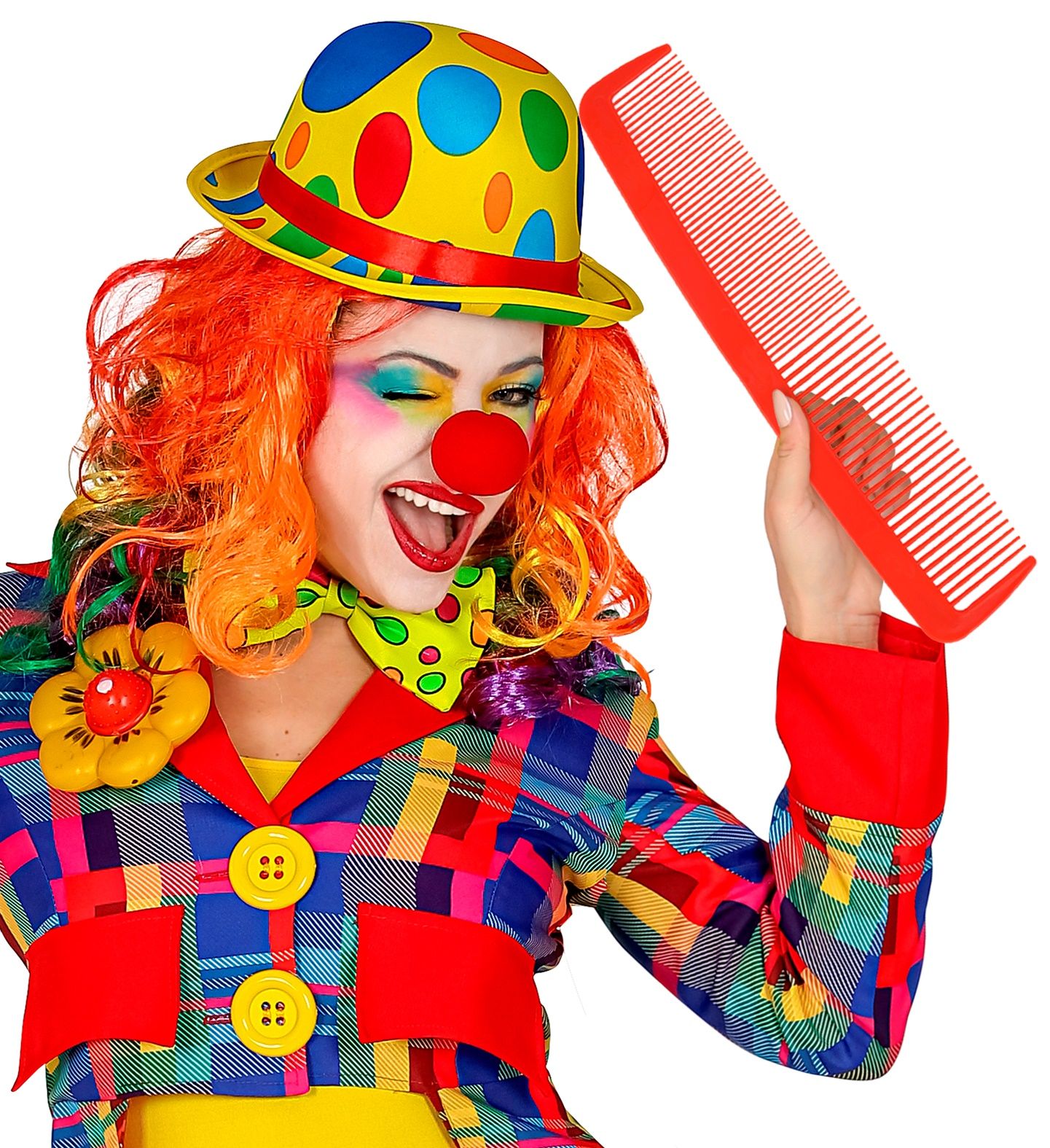 Clown kam rood mega