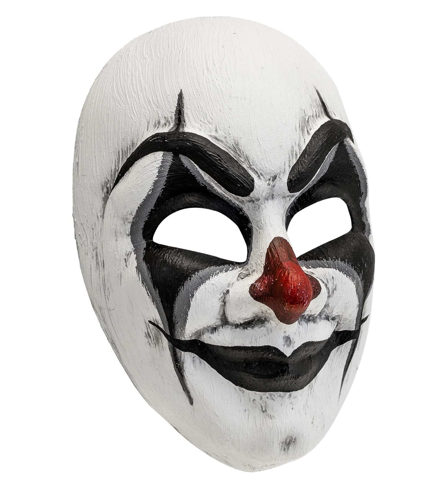 Clown Masker Halloween Wit Zwart