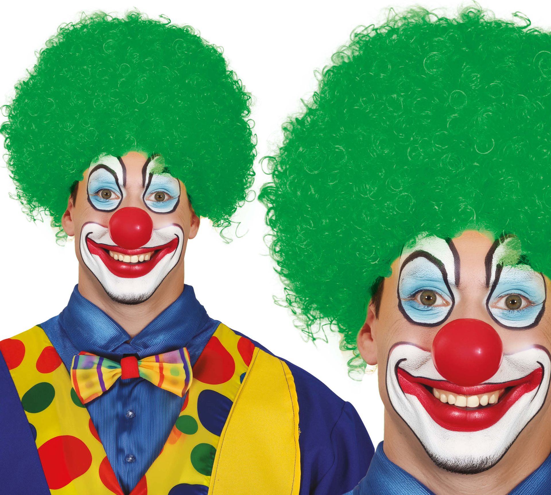 Clownspruik groen