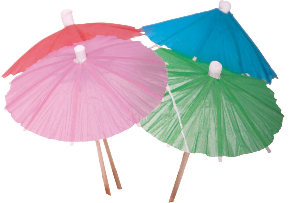 Cocktail prikkers 15 stuks parasols