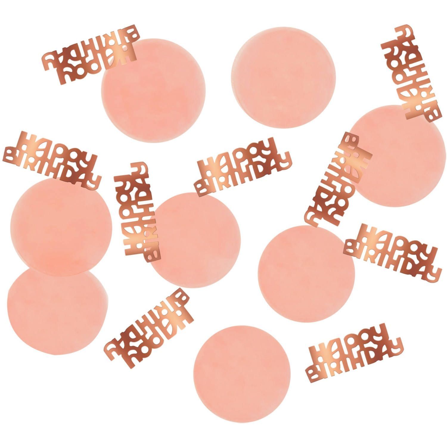 Confetti verjaardag elegant lush blush