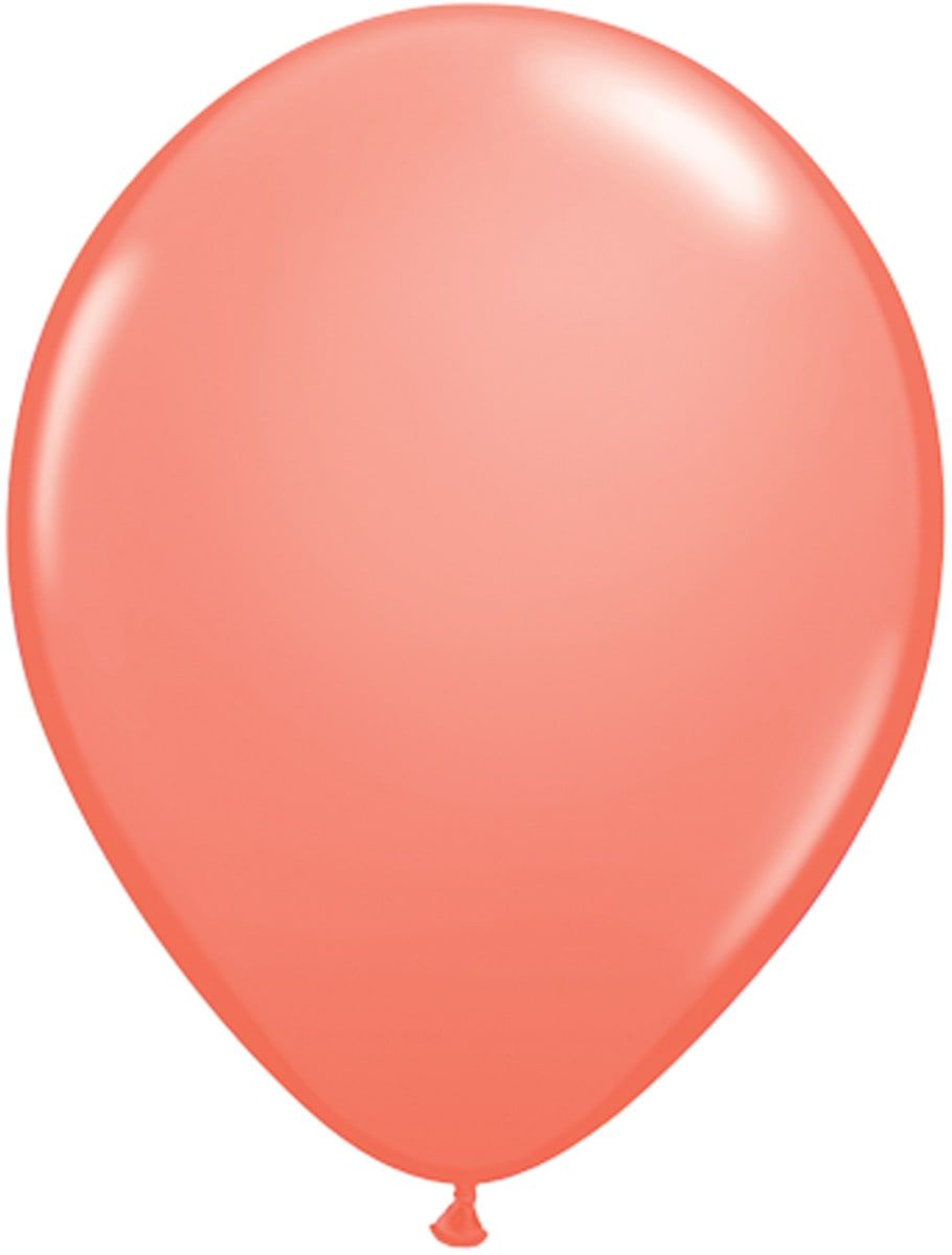 Coral roze ballonnen 100 stuks