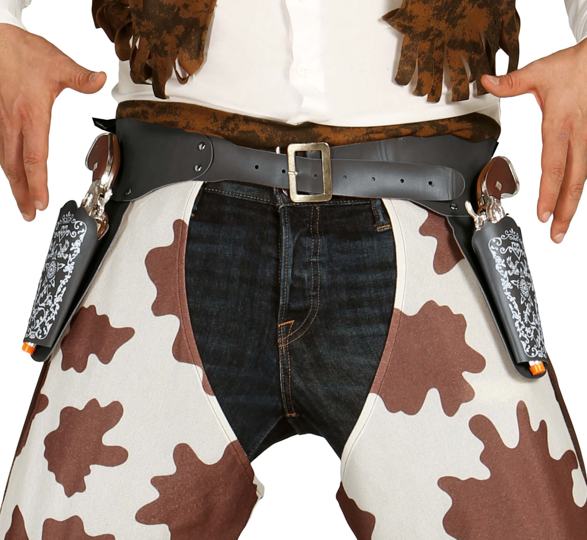 Cowboy Dubbele Pistool Holsterset