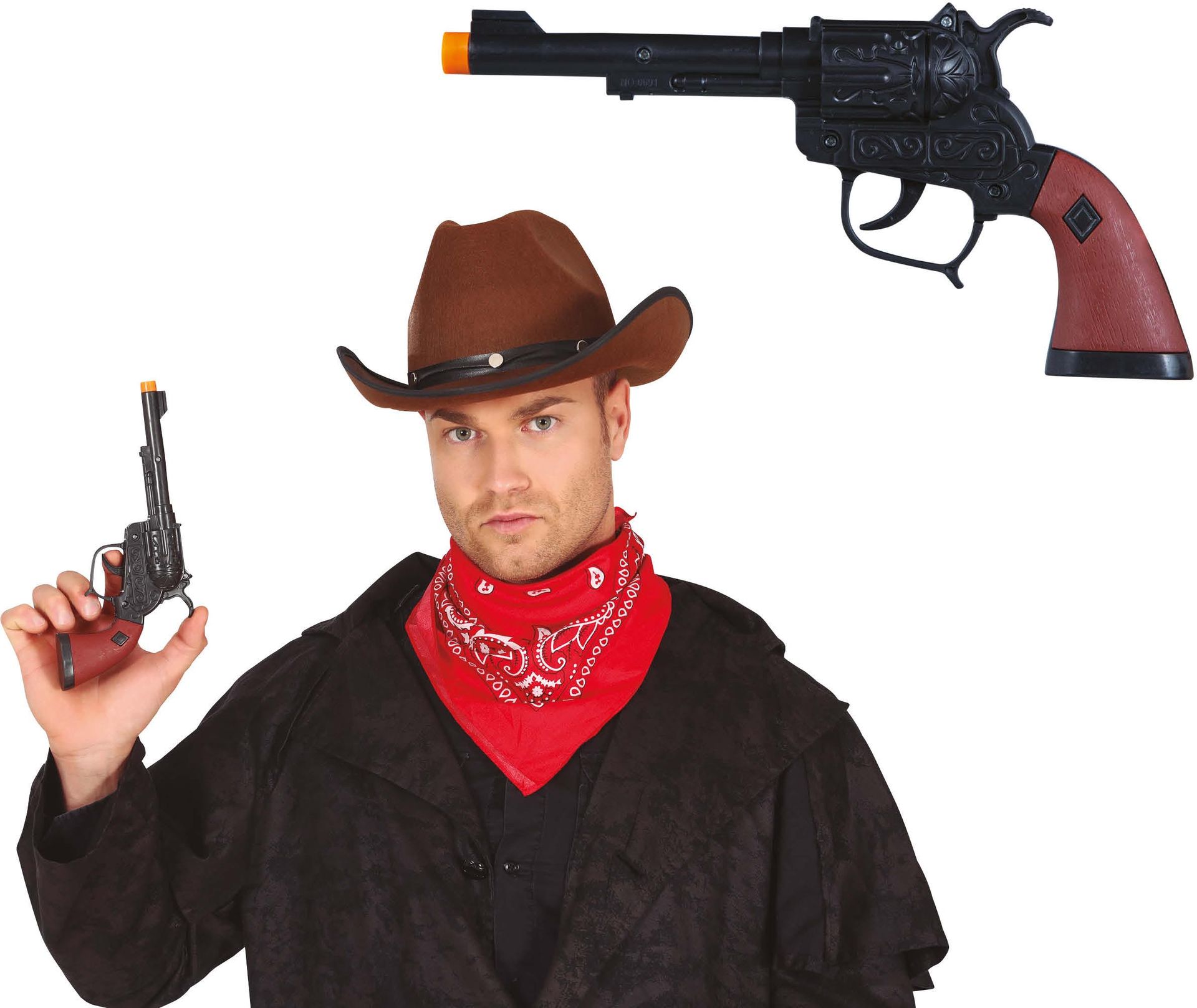 Cowboy Pistool Zwart
