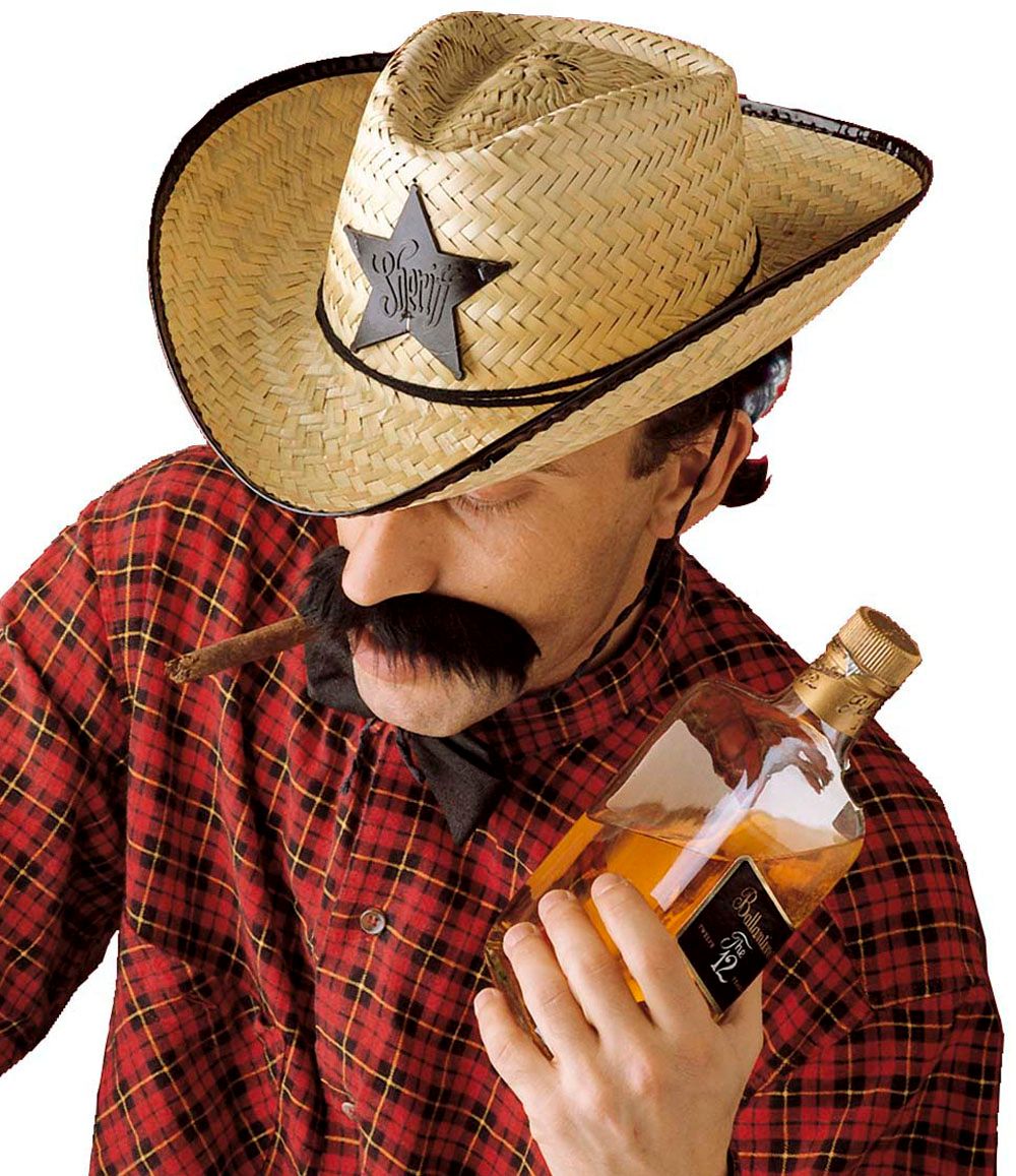 Cowboy sheriff hoed