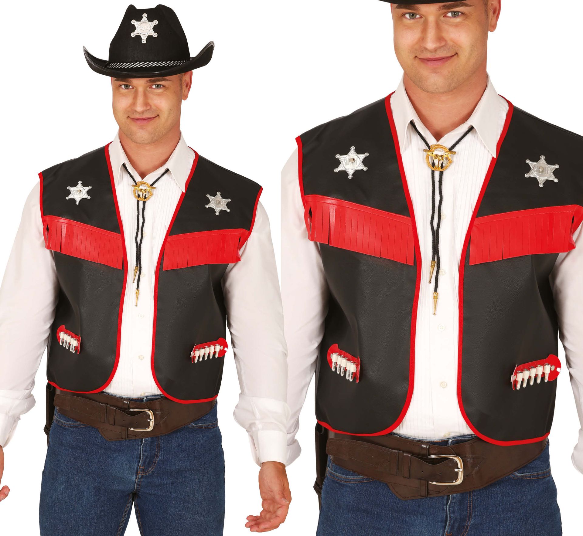 Cowboy Vest Zwart