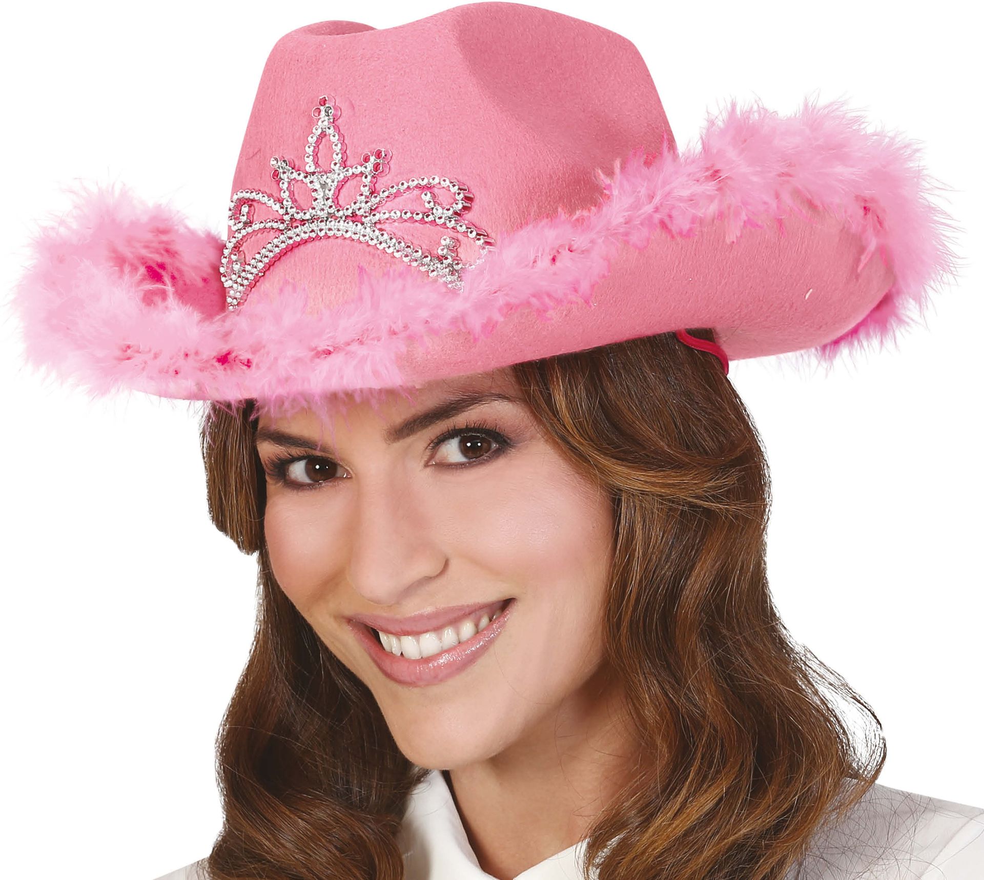 Cowboyhoed Bachelor Party Roze