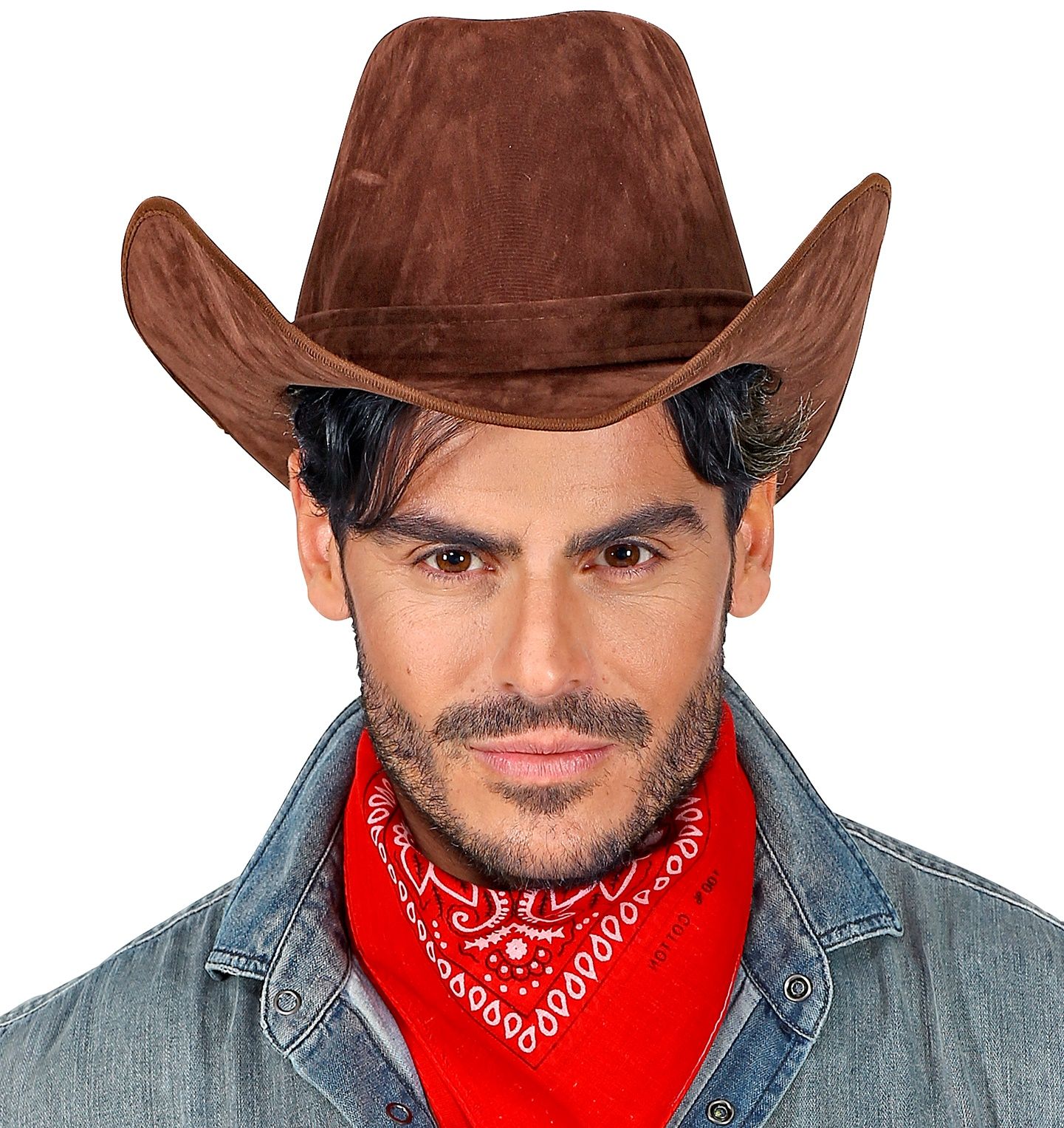 Cowboyhoed Suedelook