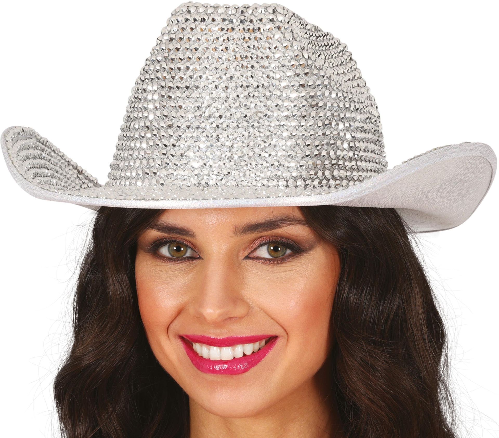 Cowboyhoed Vrijgezellenfeest Zilver Kristallen