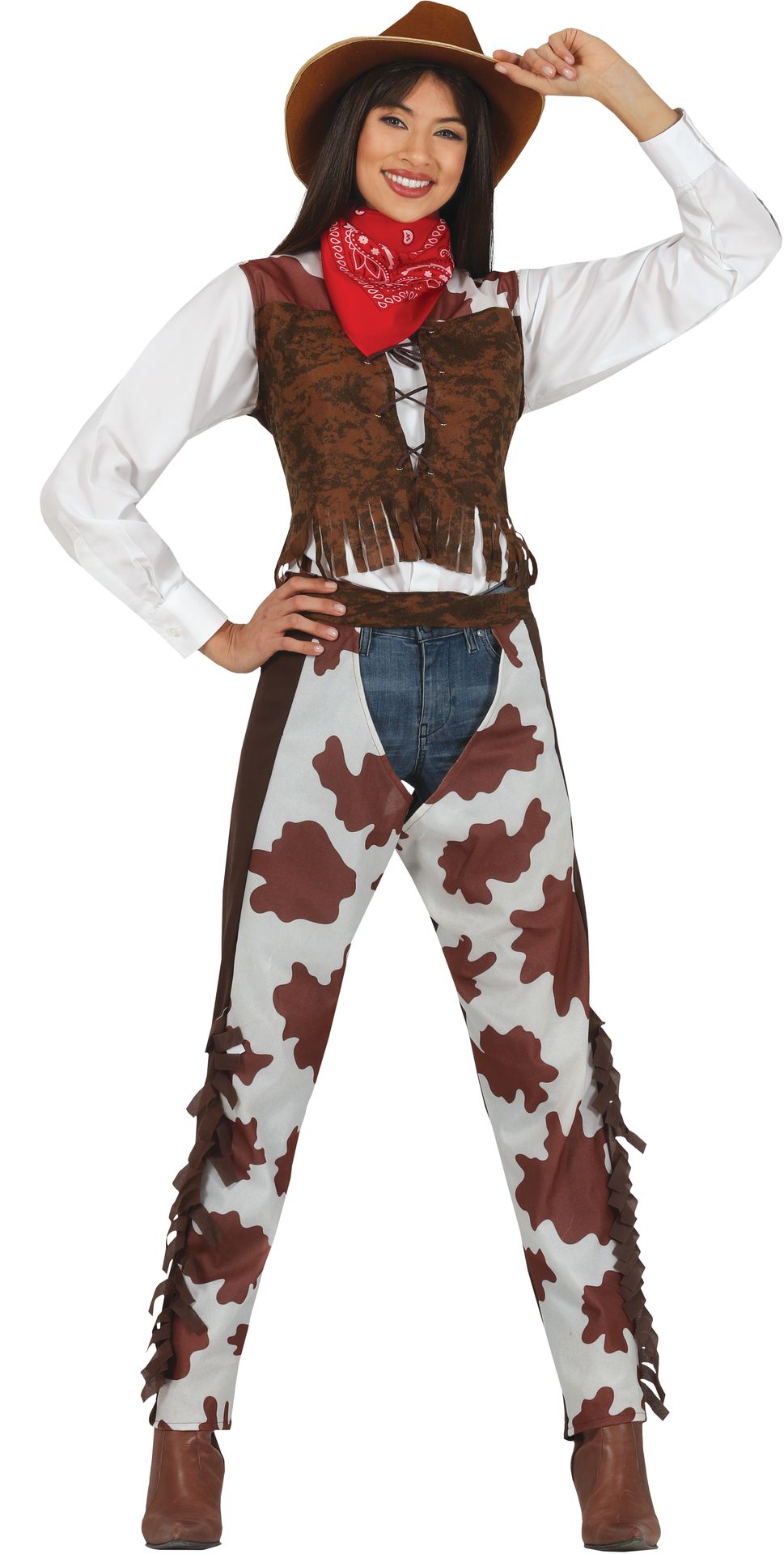 Cowgirl outfit koeienprint