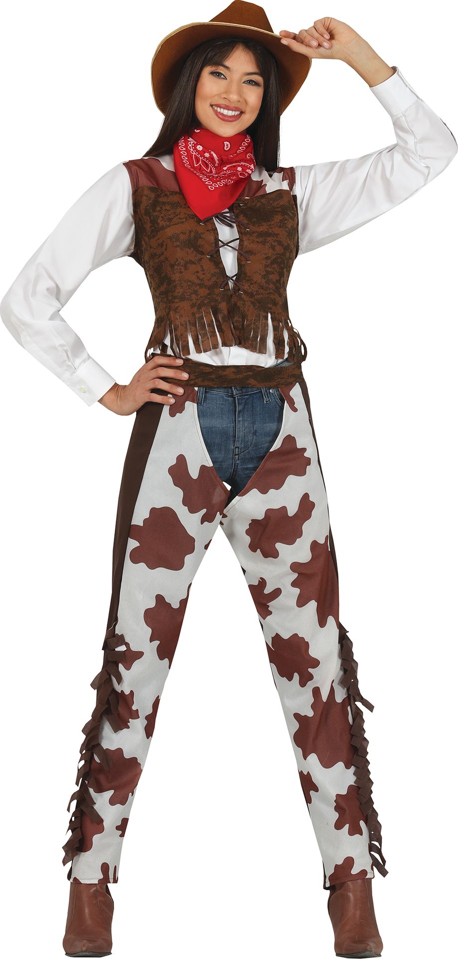 Cowgirl outfit koeienprint