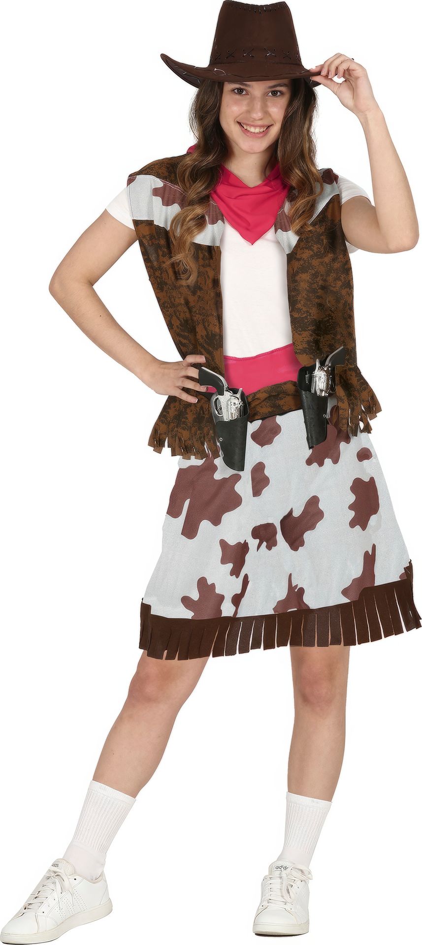 Cowgirl outfit koeienprint meisjes tiener