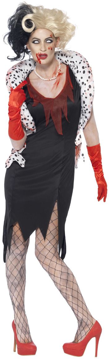 Cruella de Vil zombie outfit