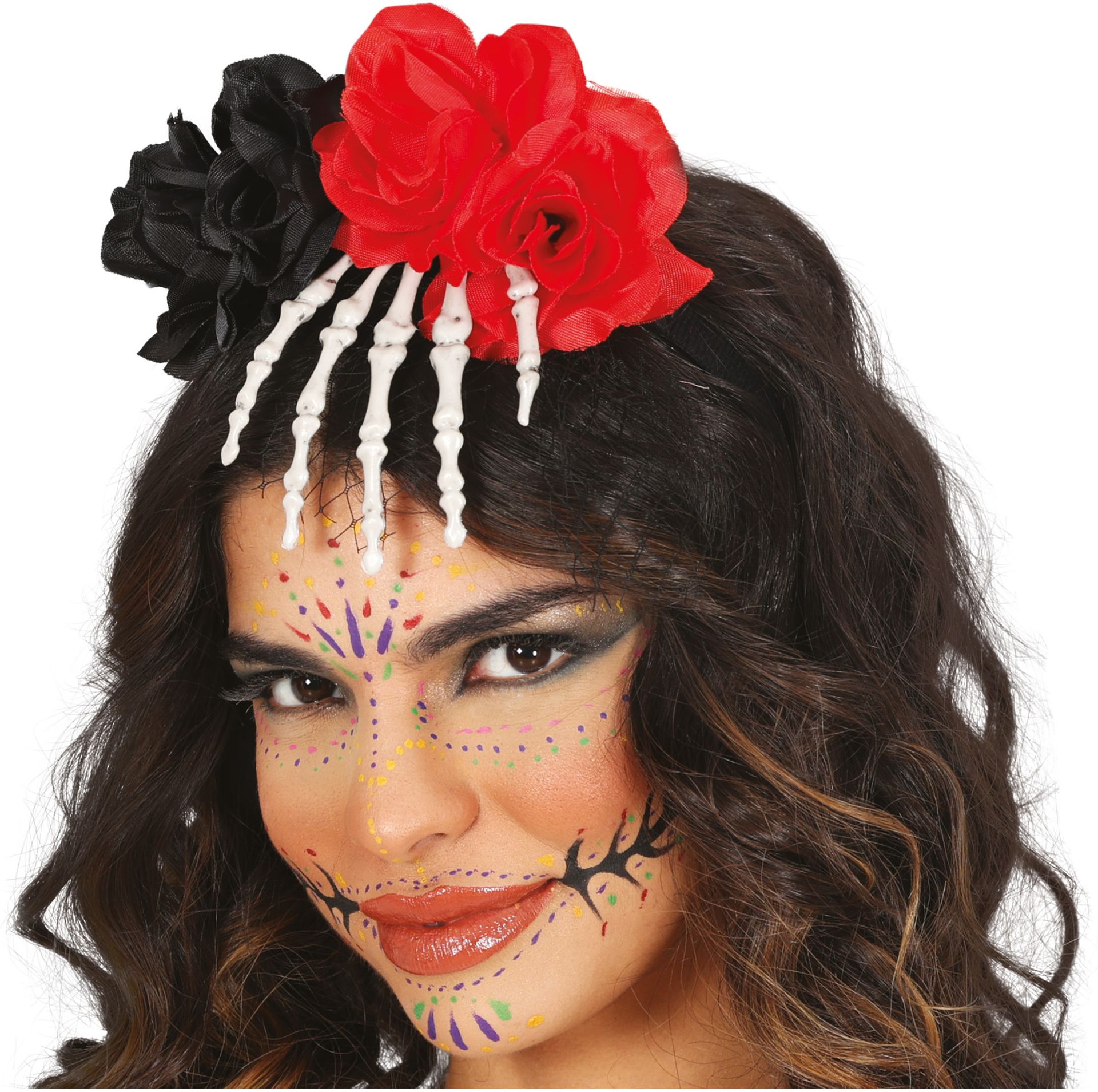 Dag van de Doden Skelet Hand Hoofdband Dames