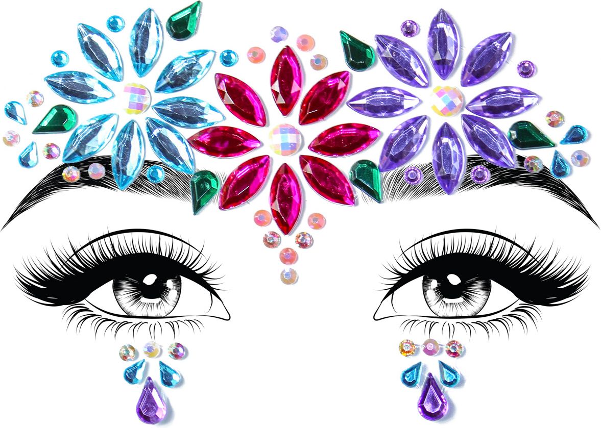 Dahlia gezicht festival jewels