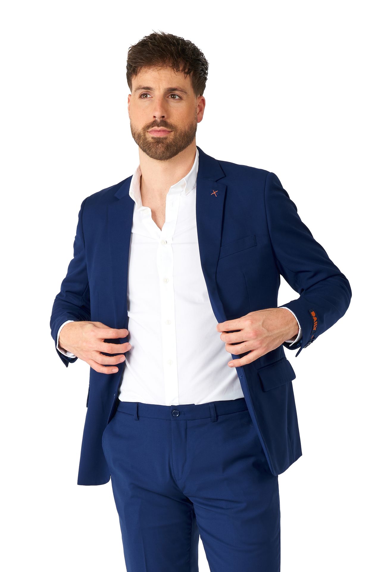 Daily Dark Blue suit Heren Opposuits