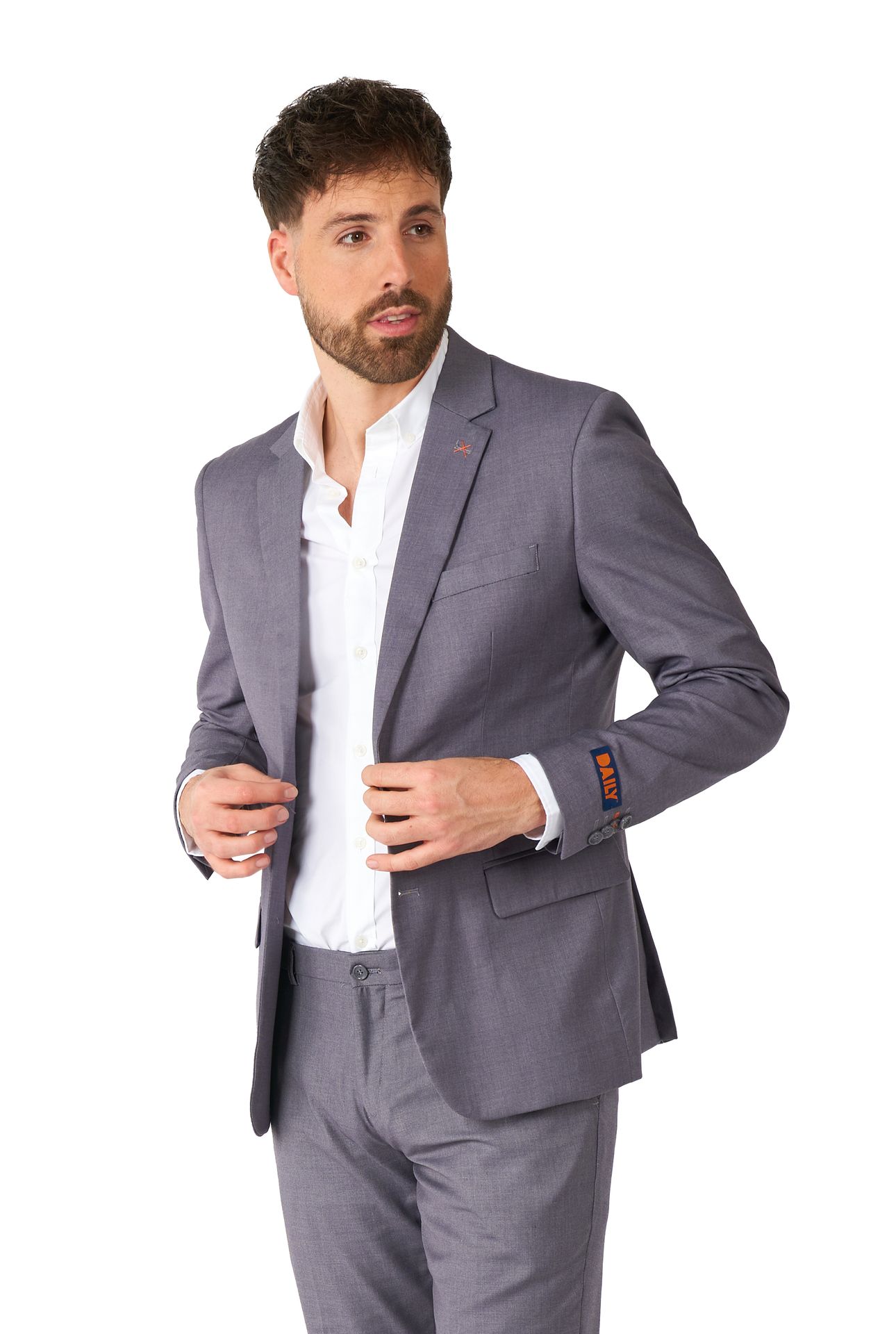 Daily Dark Grey suit Heren Opposuits