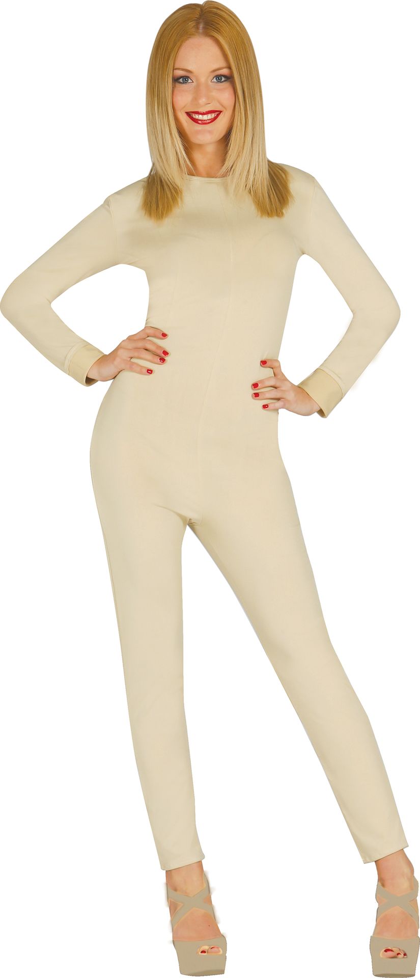 Dames bodysuit huidskleur