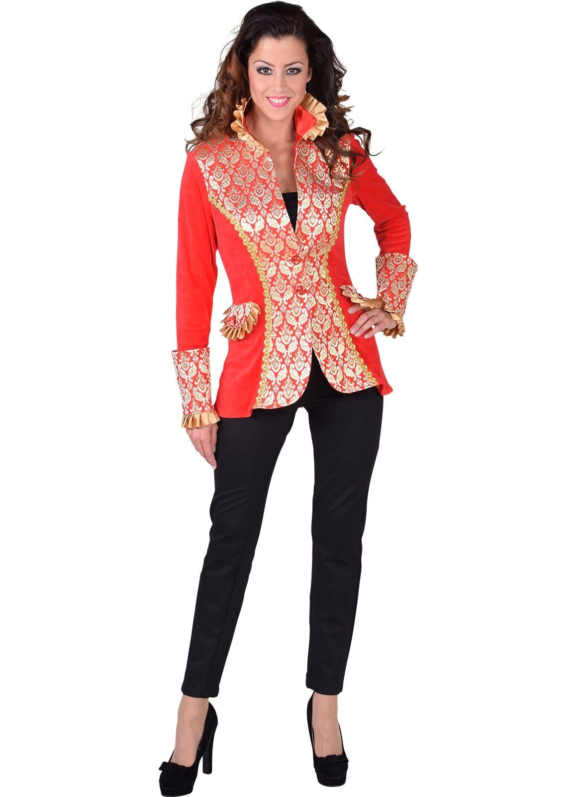 Dames carnaval jas brocaat vrouwen