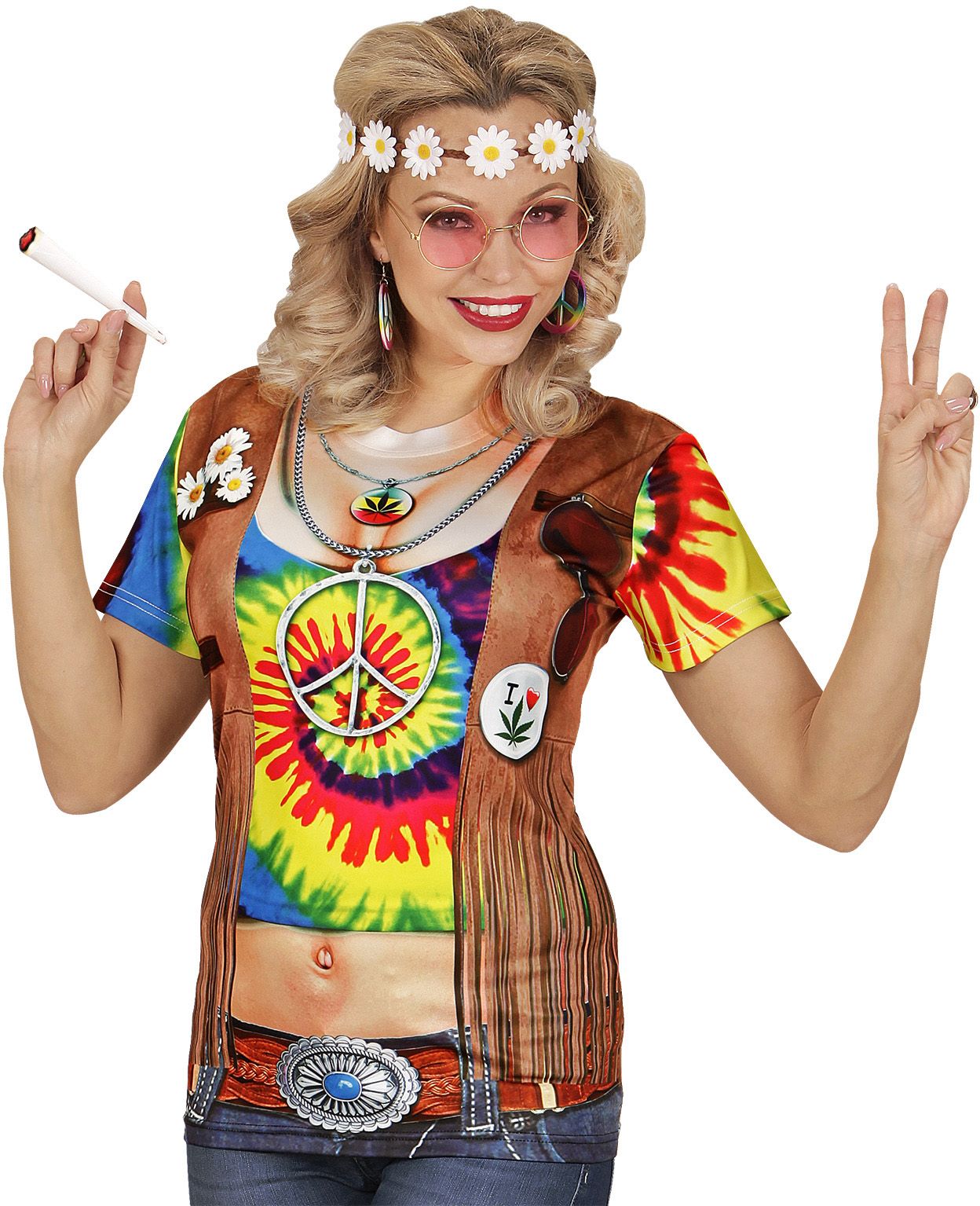 Dames hippie shirt